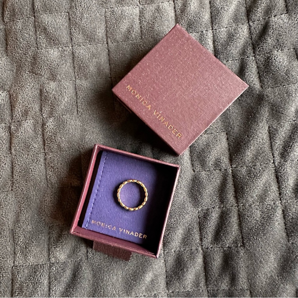 Monica Vinader Gold Ring